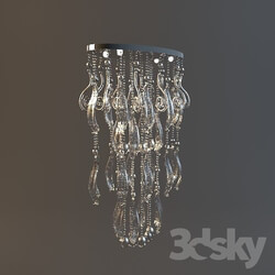 Ceiling light - chandelier with leaves 