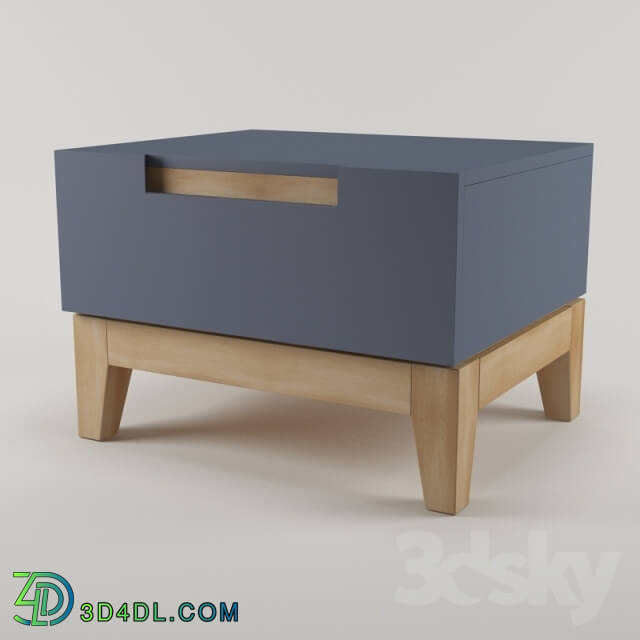 Sideboard _ Chest of drawer - Nachttisch Dahlia Grau