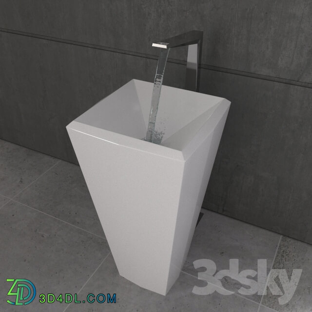 Wash basin - Crystal Lavabo freestanding