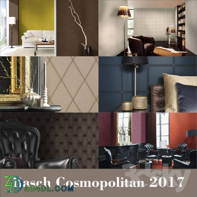 Wall covering - Wallpapers catalog Rasch Cosmopolitan 2017