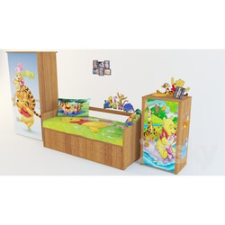 Full furniture set - Children__39_s _quot_Winnie the Pooh_quot_ 