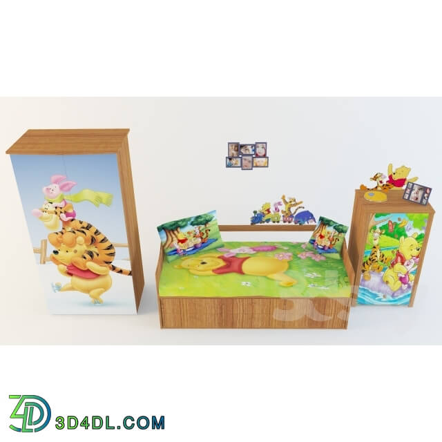 Full furniture set - Children__39_s _quot_Winnie the Pooh_quot_