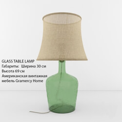 Table lamp - GLASS TABLE LAMP 