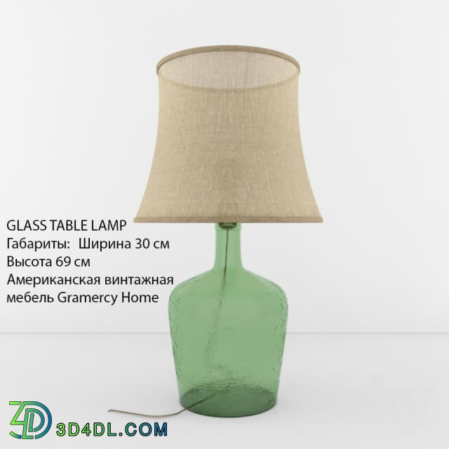 Table lamp - GLASS TABLE LAMP