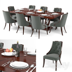 Table _ Chair - Guy Fontaine Dining Table _ chairs 