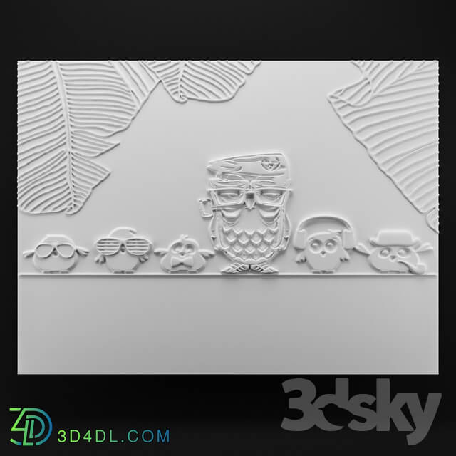 3D panel - B-43