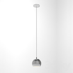 Ceiling light - 95835 LED suspension PETTO LED_ 1X3_3W _GU10__ Ø150_ steel_ chrome 