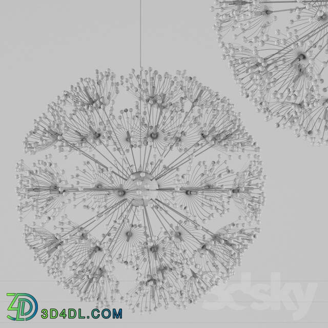 Ceiling light - Norbic modern brief K9 crystal flower