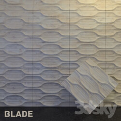 Decorative plaster - Blade panel 