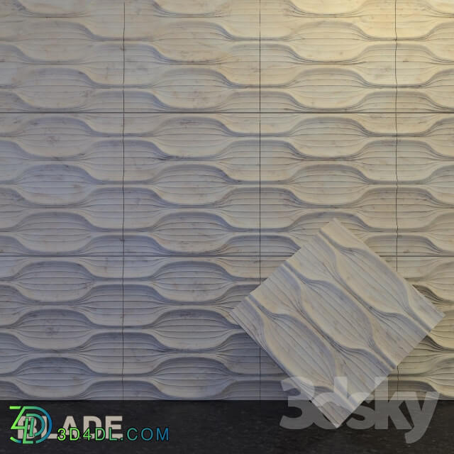 Decorative plaster - Blade panel