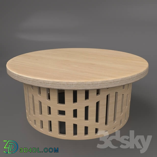 Table _ Chair - table chair made of plywood _Lignum_