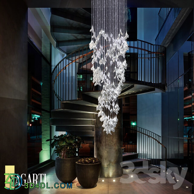 Ceiling light - Chandelier Sagarti Espira Grand 1_ art. Es.SG1.110.400 _OM_