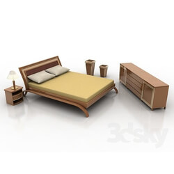 Bed - Rattan bed 