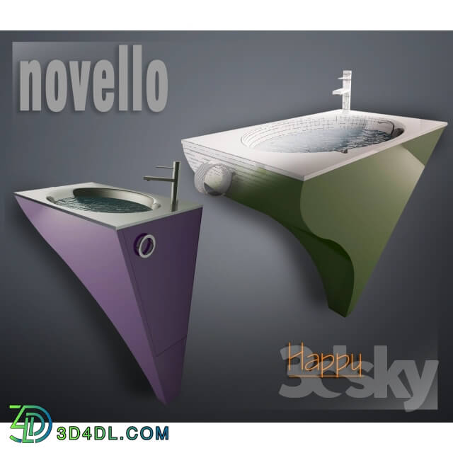 Wash basin - NOVELLO _ Happy