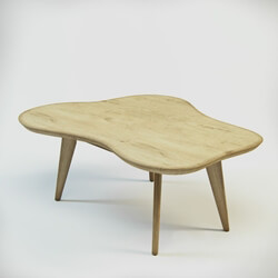 Table - Amoeba shaped coffee table 643TA 