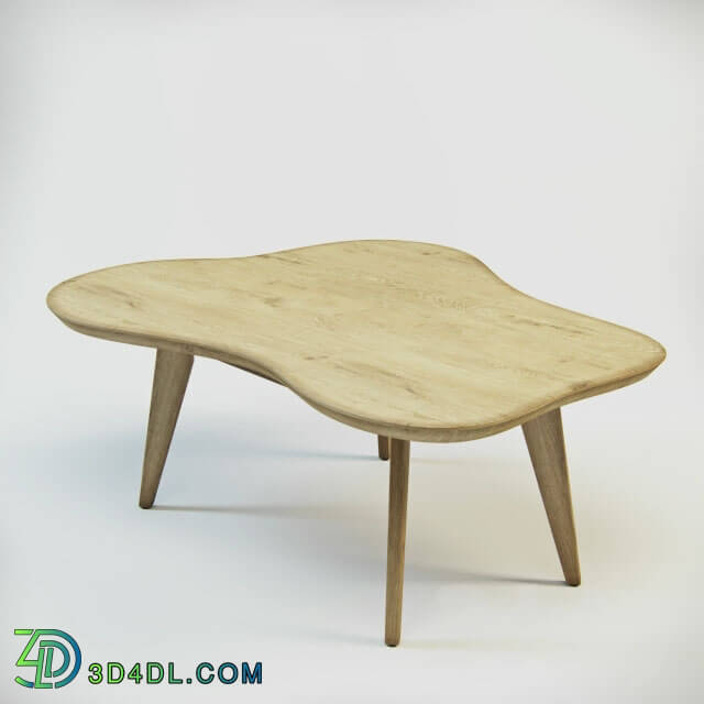 Table - Amoeba shaped coffee table 643TA