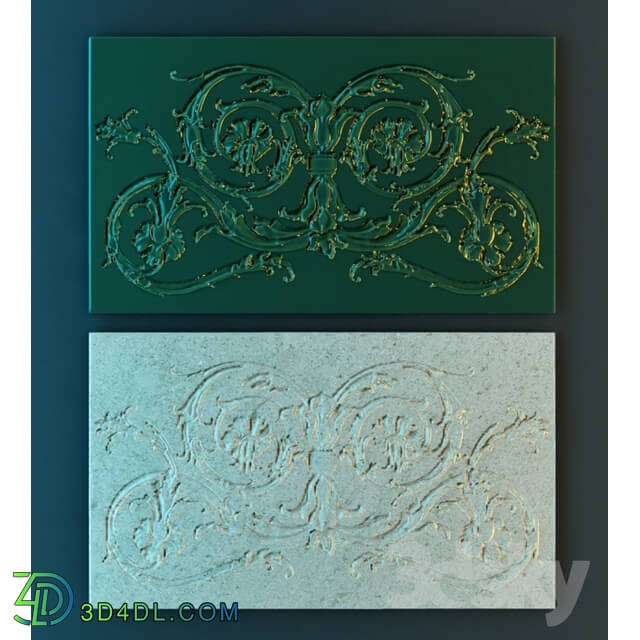 Decorative plaster - Bas-relief