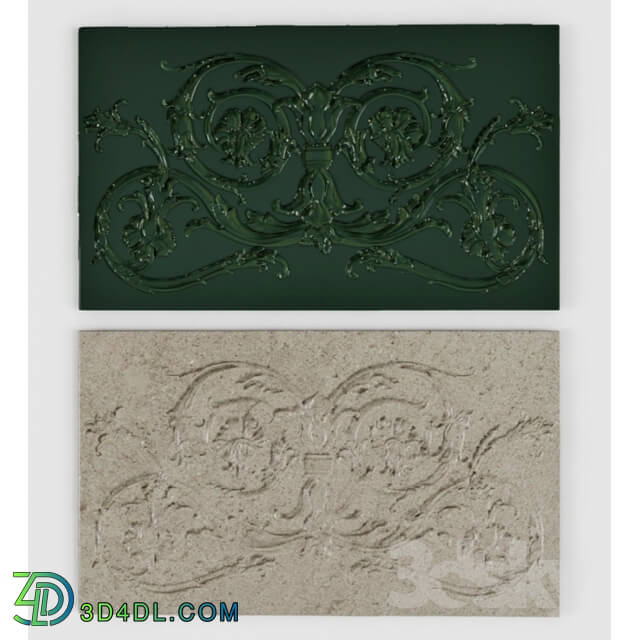 Decorative plaster - Bas-relief