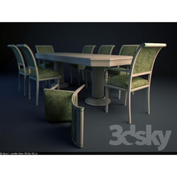 Table _ Chair - a classic table with chairs 