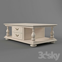 Table - white coffee table 