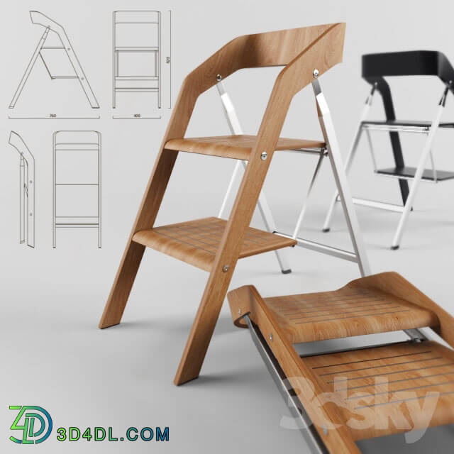 Chair - CHAIR ladders from Martha Alden