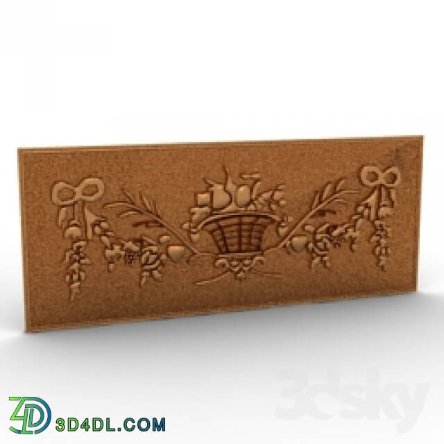 Decorative plaster - The carved decor element