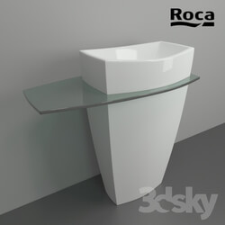 Wash basin - Pedestal Basin Roca TIBER 