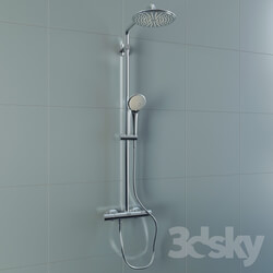 Faucet - GROHE Euphoria XXL System 210 Shower system with thermostat for wall mounting 