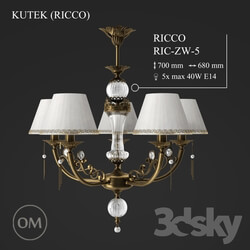 Ceiling light - KUTEK _RICCO_ RIC-ZW-5-A 