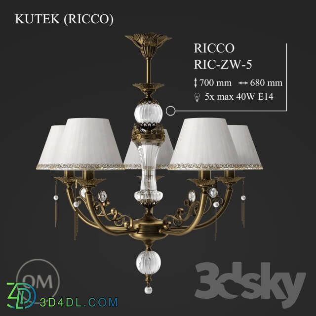 Ceiling light - KUTEK _RICCO_ RIC-ZW-5-A