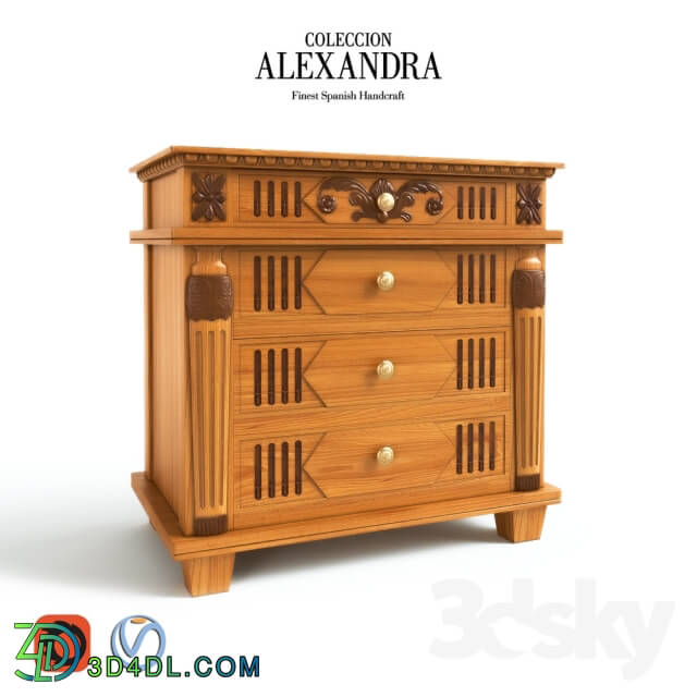 Sideboard _ Chest of drawer - Bedside table Colleccion Alexandra