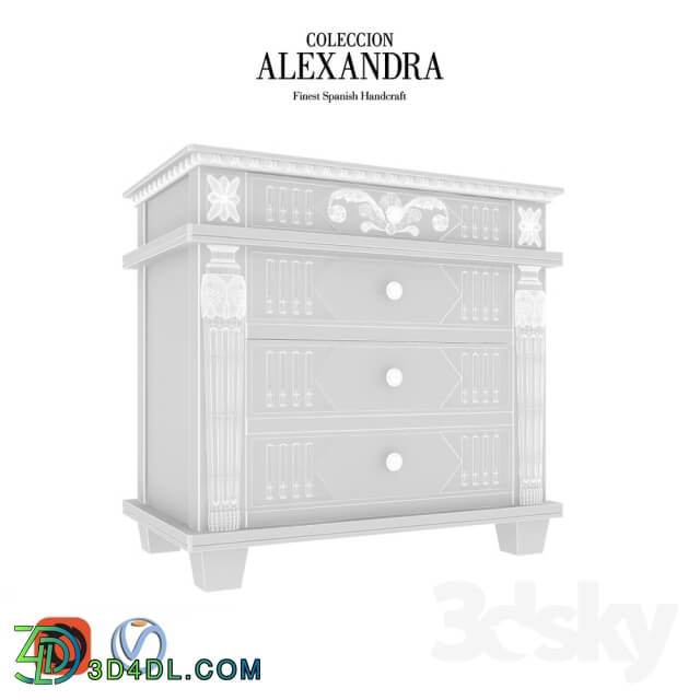 Sideboard _ Chest of drawer - Bedside table Colleccion Alexandra