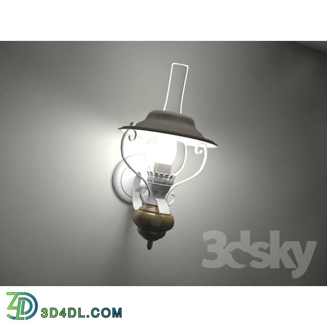 Wall light - kerosene lamp