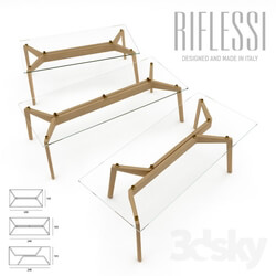 Table - Riflessi Glide Table Set 
