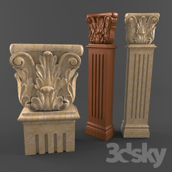 Decorative plaster - column 
