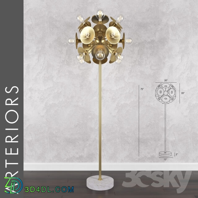 Floor lamp - Arteriors keegan floor lamp