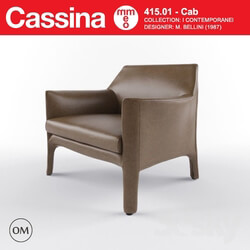 Chair - Cassina Cab lounge chair 