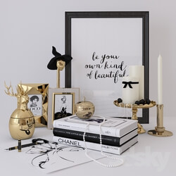 Decorative set - Gold set 