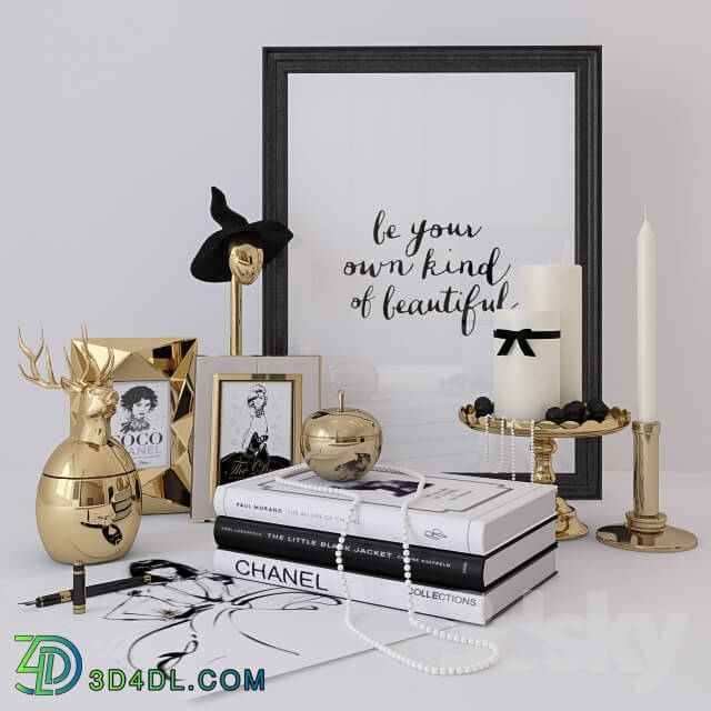 Decorative set - Gold set