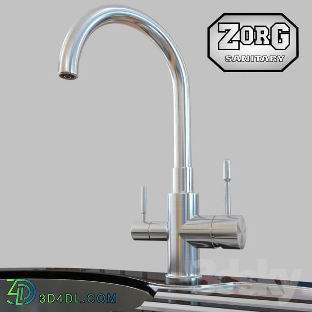 Sink - Kitchen sink and faucet ZorG