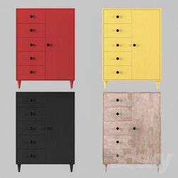 Wardrobe _ Display cabinets - wardrobe_ Charcoal Grey Armoire 