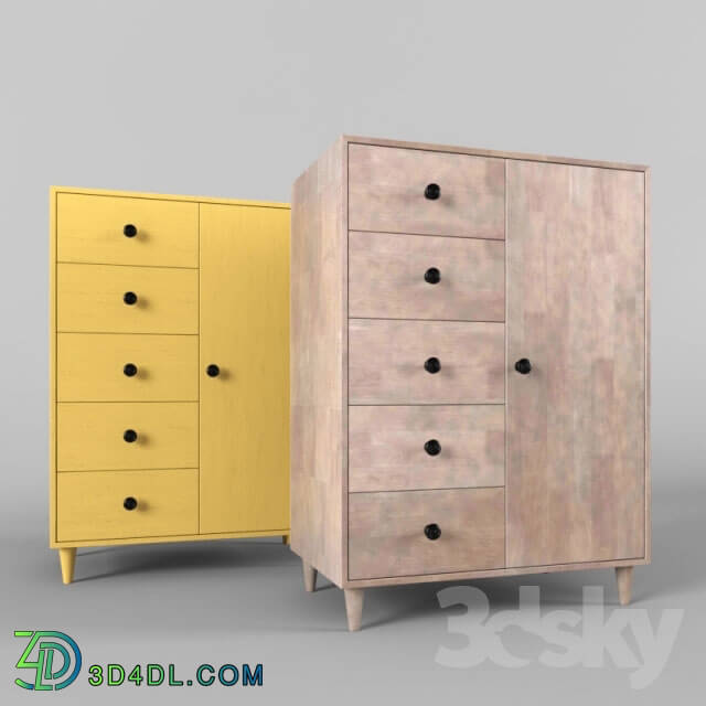 Wardrobe _ Display cabinets - wardrobe_ Charcoal Grey Armoire