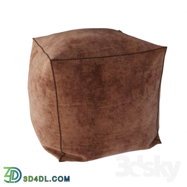 Other soft seating - Leather ottoman