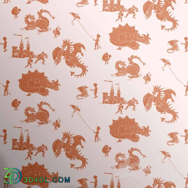 Wall covering - Dragon wallpaper