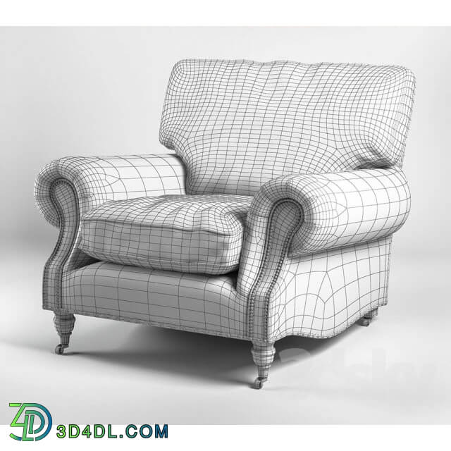 Arm chair - OM Armchair Balmoral_ Balmoral 1 Seater