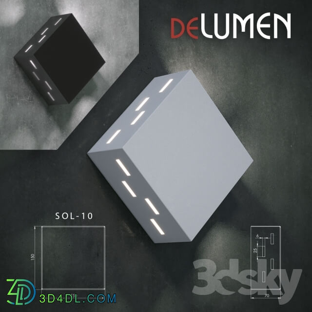 Wall light - deLUMEN_SOL-10