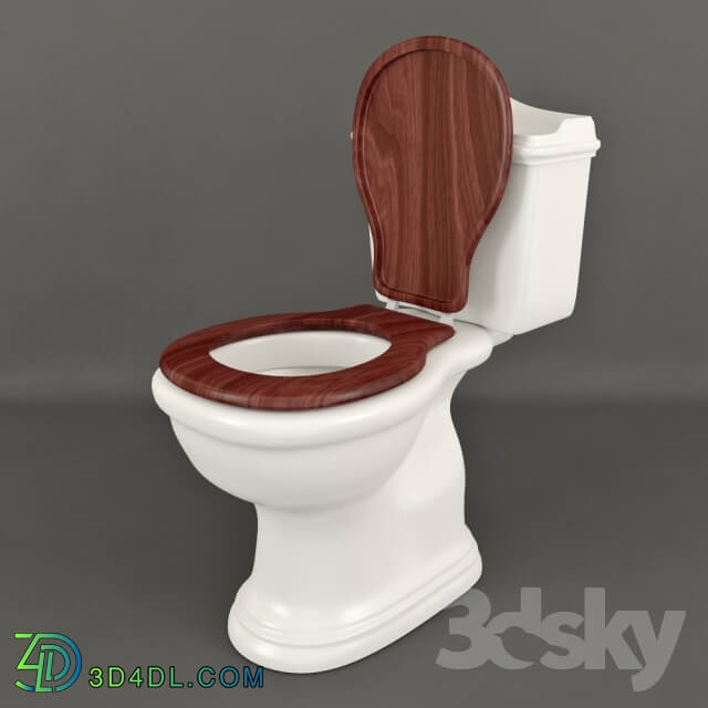 Toilet and Bidet - AZZURRA Victorian Style JUB 100