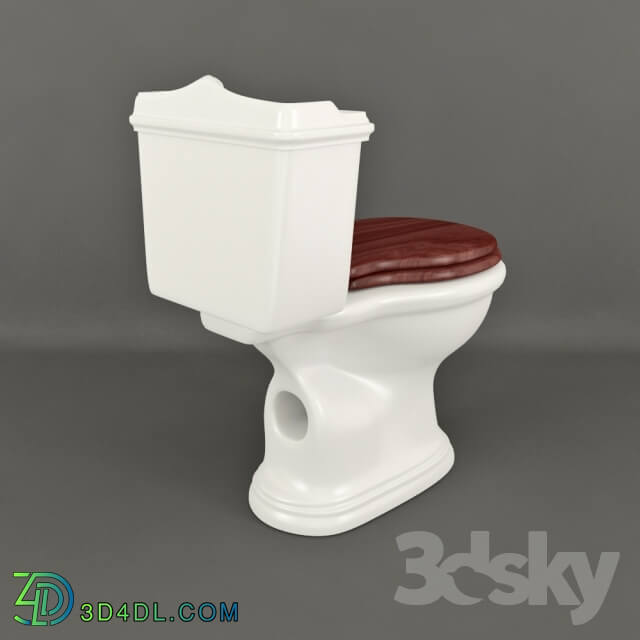 Toilet and Bidet - AZZURRA Victorian Style JUB 100