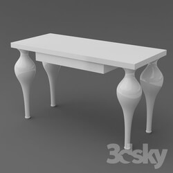 Table - OM Dressing table FratelliBarri PALERMO in finishing white shiny varnish_ FB.LDT.PL.27 