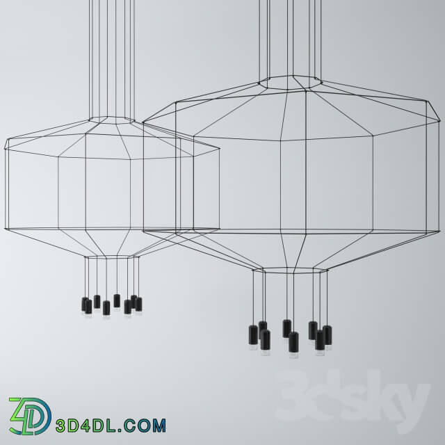 Ceiling light - Vibia Wireflow 0299